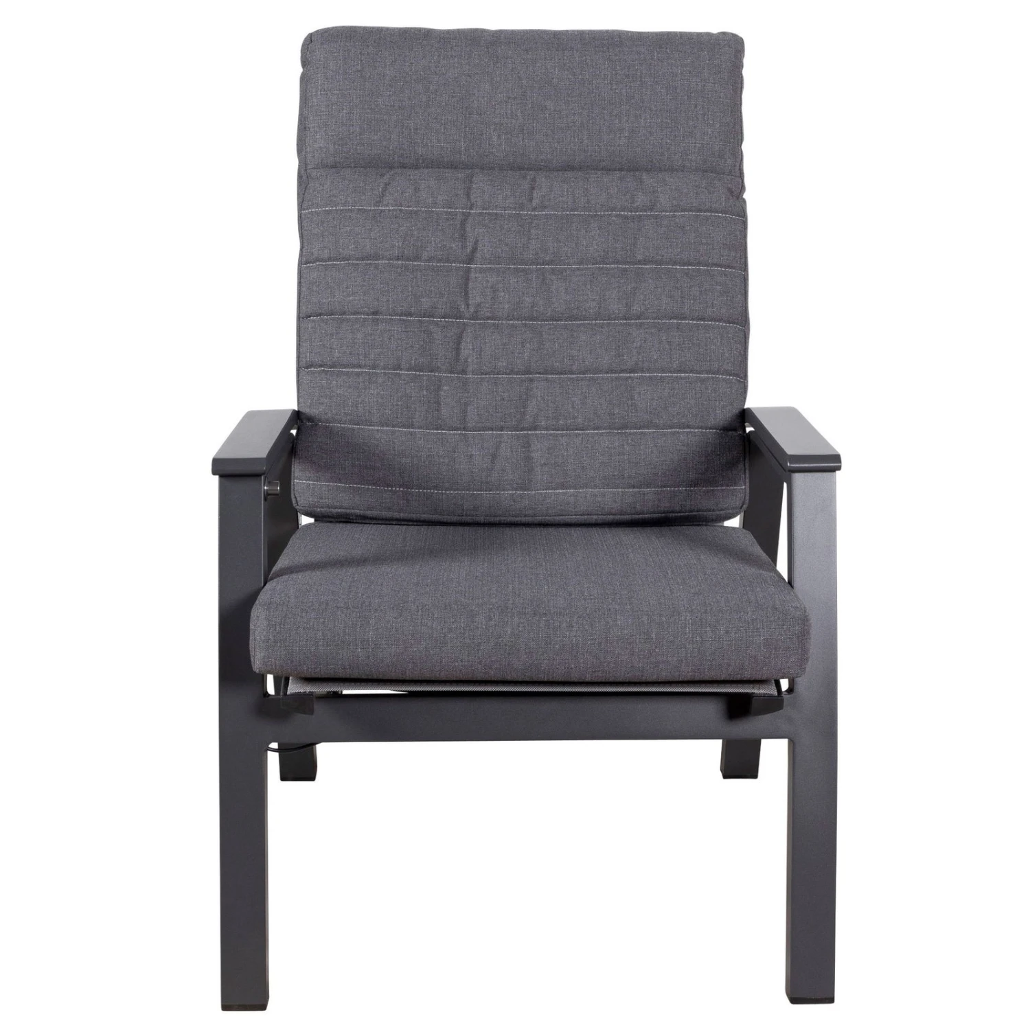 Loungesessel 'Paris', Grau/schwarz 4 Loungesessel 'Paris', Grau/schwarz – Bild 2