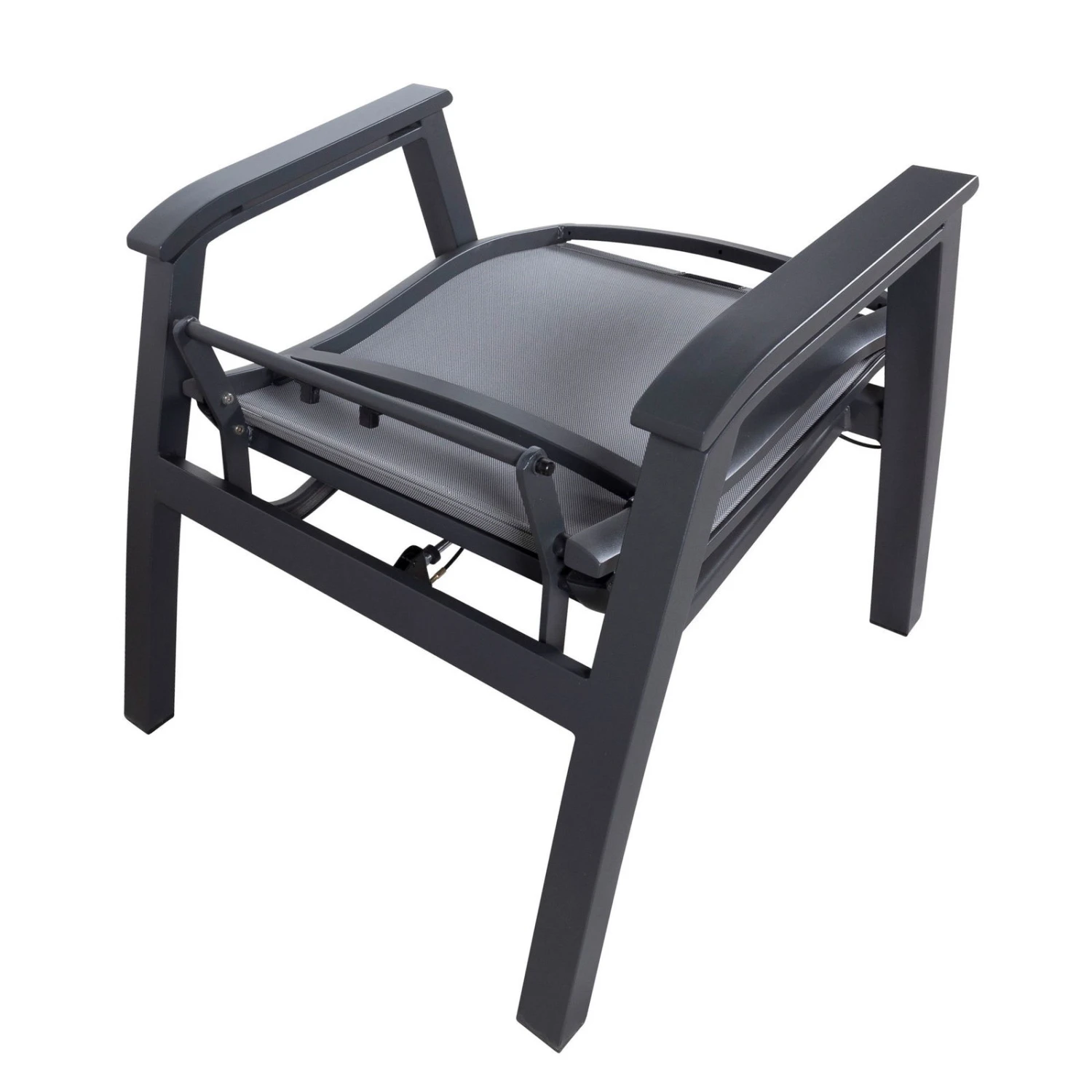 Loungesessel 'Paris', Grau/schwarz 12 Loungesessel 'Paris', Grau/schwarz – Bild 10