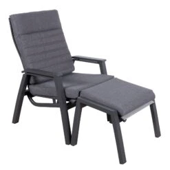 Loungesessel 'Paris', Grau/schwarz 28 Loungesessel 'Paris', Grau/schwarz -Gartengeschäft Im Freien 3910302694 Loungesessel Paris inkl Auflage 8 118555