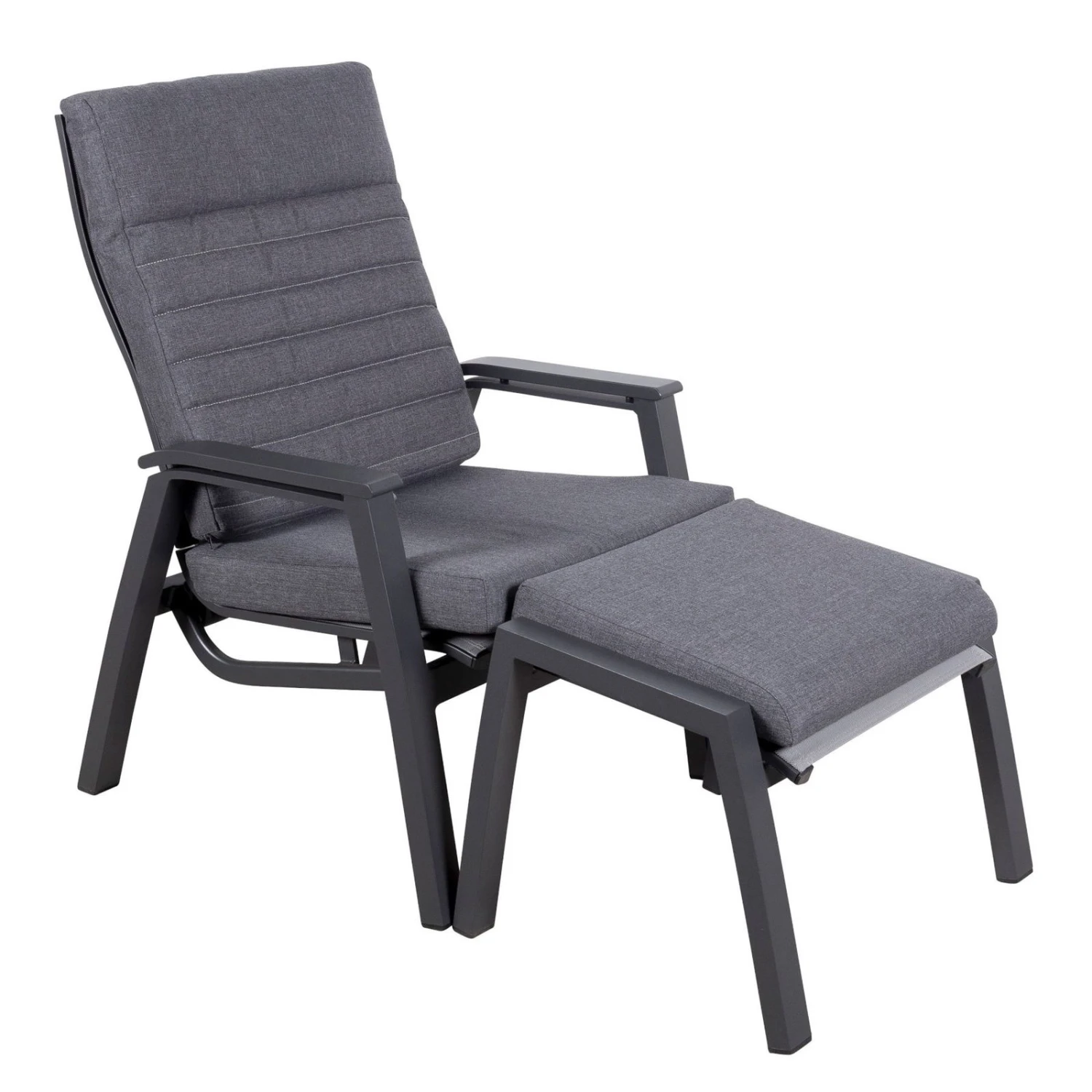 Loungesessel 'Paris', Grau/schwarz 10 Loungesessel 'Paris', Grau/schwarz – Bild 8