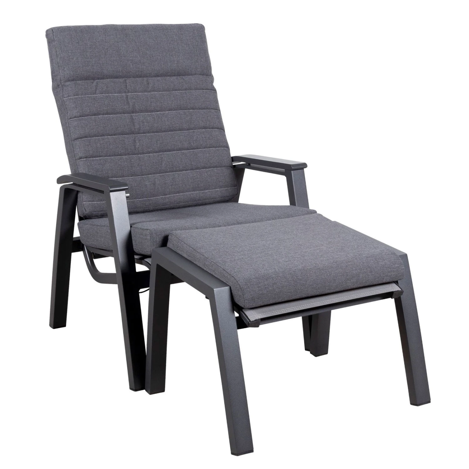 Loungesessel 'Paris', Grau/schwarz 9 Loungesessel 'Paris', Grau/schwarz – Bild 7