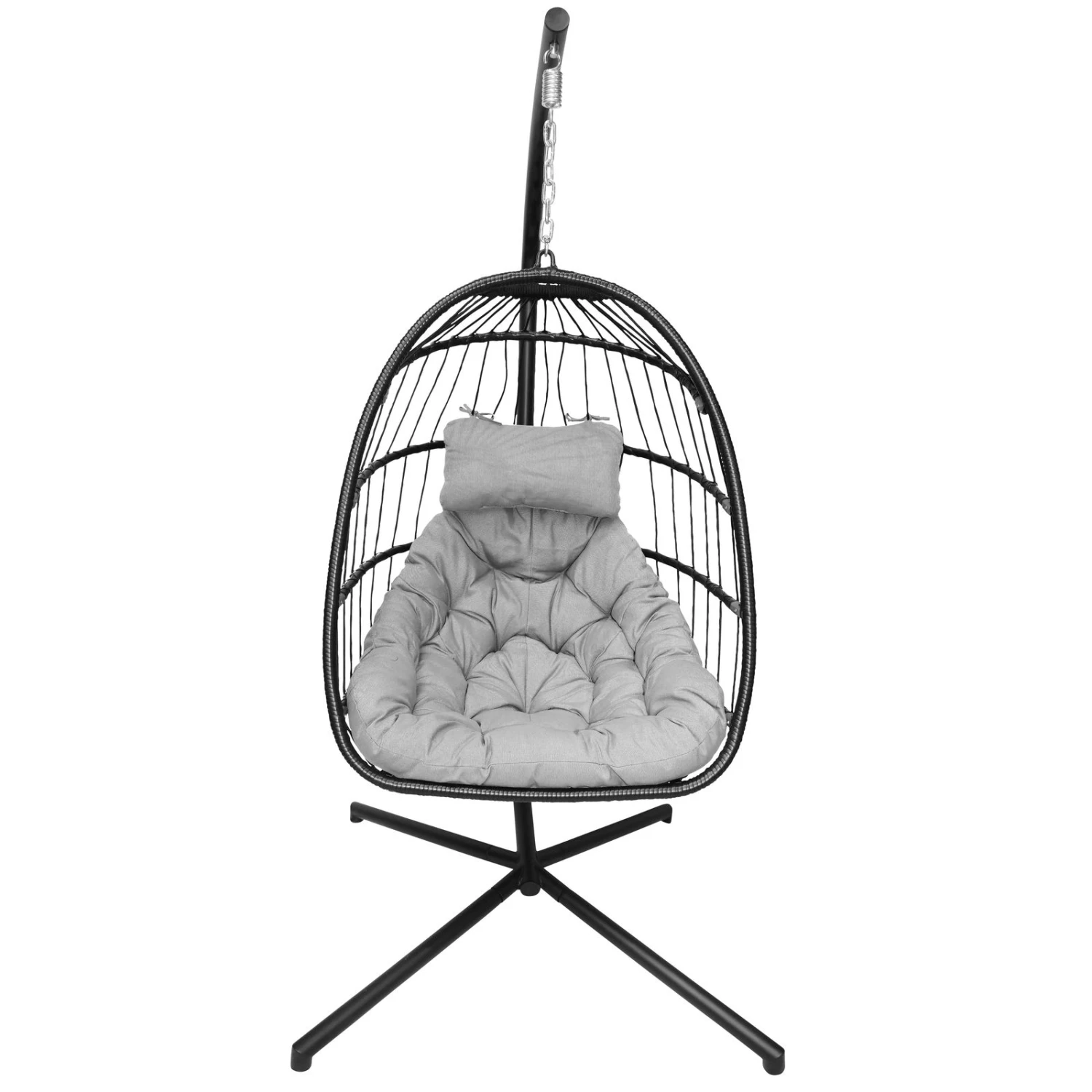 Hängesessel 'Folt Sterzing' Inkl. Auflagen, Schwarz 5 Hängesessel 'Folt Sterzing' Inkl. Auflagen, Schwarz – Bild 3