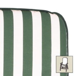 Best Hochlehnerauflage Grün/weiß, Ca. 120 X 50 X 6 Cm -Gartengeschäft Im Freien 3910407115 Hochlehnerauflage gruen weiss 120x50x6cm Dessin 4 25129