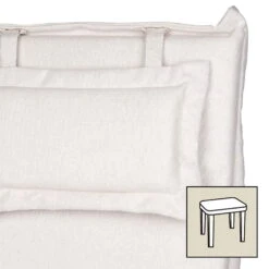 Stuhlauflage Blanko 9013, Ca. 39 X 39 X 3,5 Cm, Waschbar, Lichtechtheit