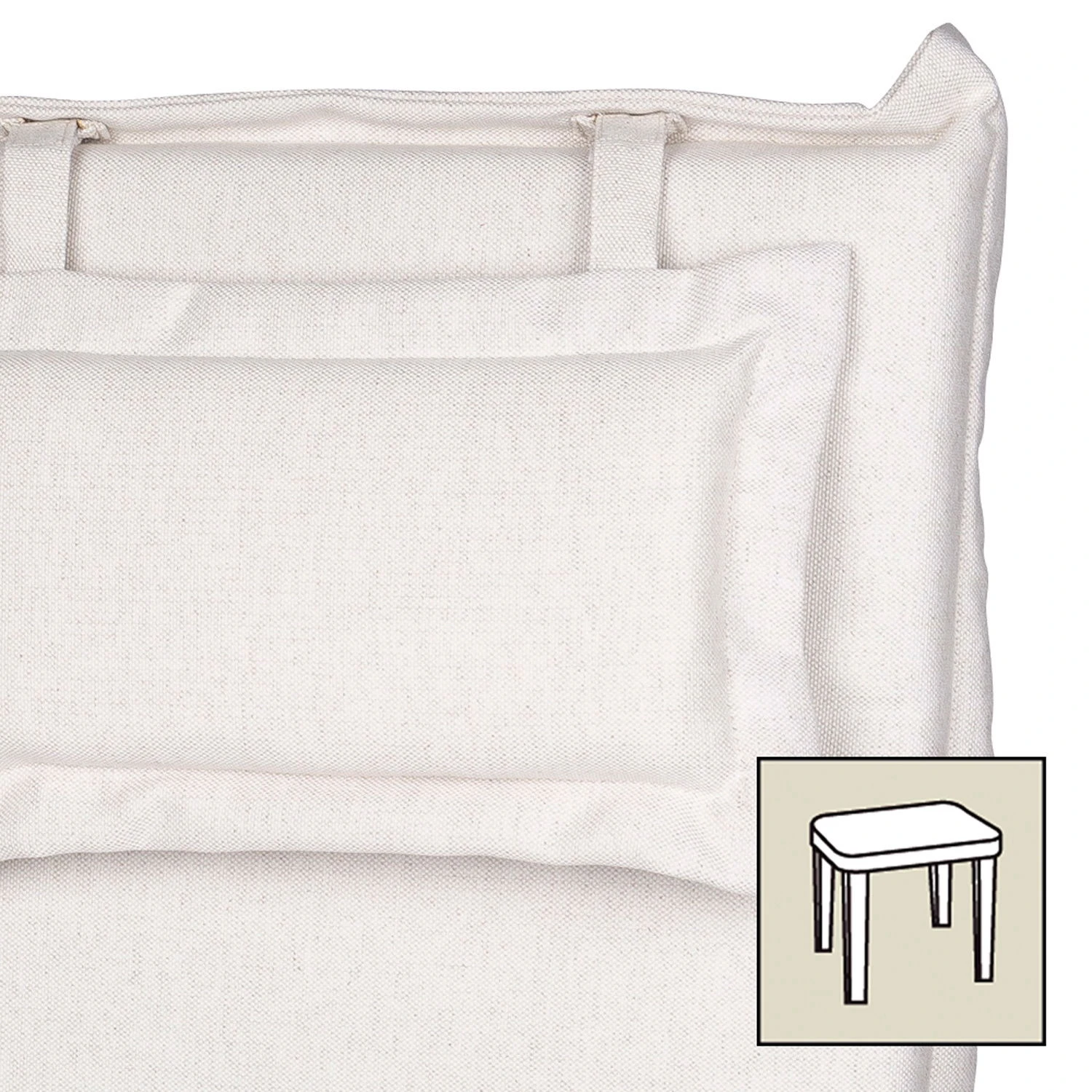 Stuhlauflage Blanko 9013, Ca. 39 X 39 X 3,5 Cm, Waschbar, Lichtechtheit 3 Stuhlauflage Blanko 9013, Ca. 39 X 39 X 3,5 Cm, Waschbar, Lichtechtheit