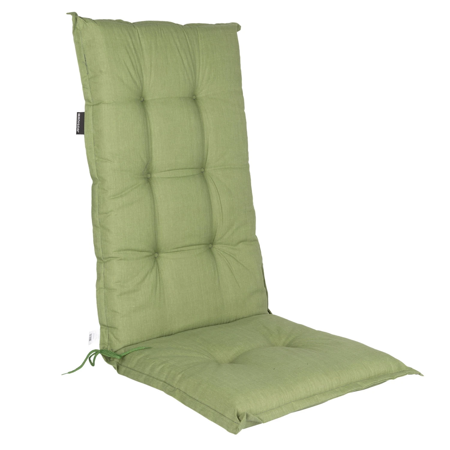 Madison Hochlehnerauflage Basic Green, Grün, Ca. 123 X 50 X 8 Cm 3 Madison Hochlehnerauflage Basic Green, Grün, Ca. 123 X 50 X 8 Cm