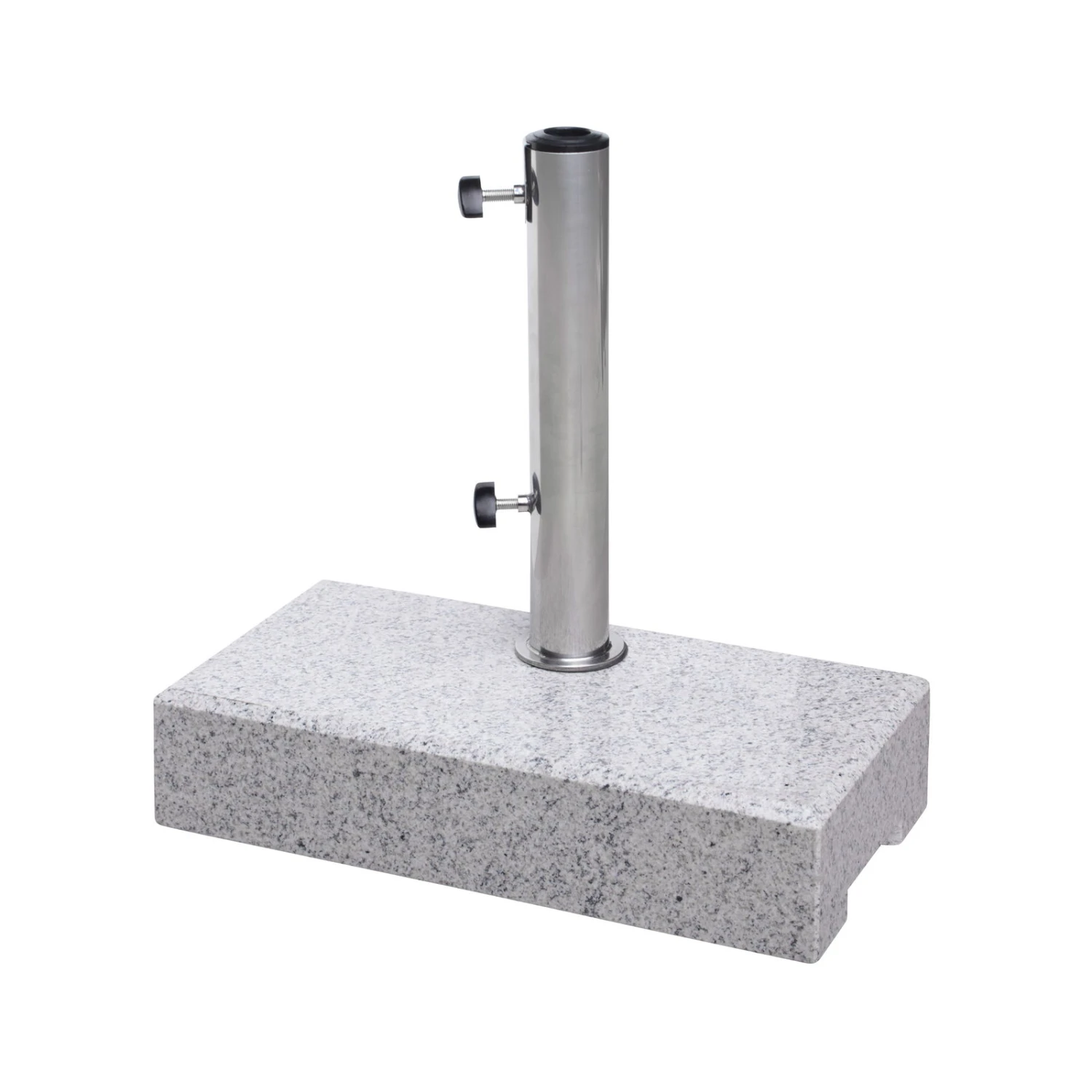 Kölle Balkon-Granitsockel Mit Edelstahlrohr, 45x22 Cm, 25 K 3 Kölle Balkon-Granitsockel Mit Edelstahlrohr, 45x22 Cm, 25 K