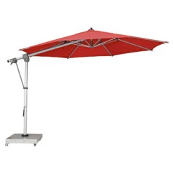 Doppler Pendelschirm 'Expert 350' Aus Aluminium, Ø 350 Cm -Gartengeschäft Im Freien 3910502750 Pendelschirm Expert 350 D ca 350cm Rot 65626