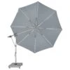 Doppler Pendelschirm 'Expert 350' Aus Aluminium, Ø 350 Cm -Gartengeschäft Im Freien 3910502753 Pendelschirm Expert 350 D ca 350cm Hellgrau1 65631