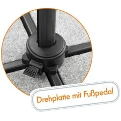 Schneider Sonnenschirm Rhodos Eco Twist, Ø 300 Cm -Gartengeschäft Im Freien 3910502974 Sonnenschirm Rhodos eco TWIST ca.300cm rund anthrazit5 71312