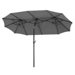 Sonnenschirm Salerno, Mit Schutzhülle, Ca. 300 X 150 Cm -Gartengeschäft Im Freien 3910503033 Sonnenschirm Salerno ca. 300x150cm anthrazit11 71416