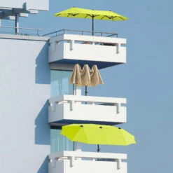 Sonnenschirm Salerno, Mit Schutzhülle, Ca. 300 X 150 Cm -Gartengeschäft Im Freien 3910503033 Sonnenschirm Salerno ca. 300x150cm anthrazit4 71420