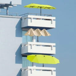 Sonnenschirm Salerno, Mit Schutzhülle, Ca. 300 X 150 Cm -Gartengeschäft Im Freien 3910503033 Sonnenschirm Salerno ca. 300x150cm anthrazit5 71419