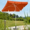 Mittelstockschirm 'Ibiza', Ca. 180 X 120 Cm -Gartengeschäft Im Freien 3910503136 Sonnenschirm Ibiza terracotta 3 90378