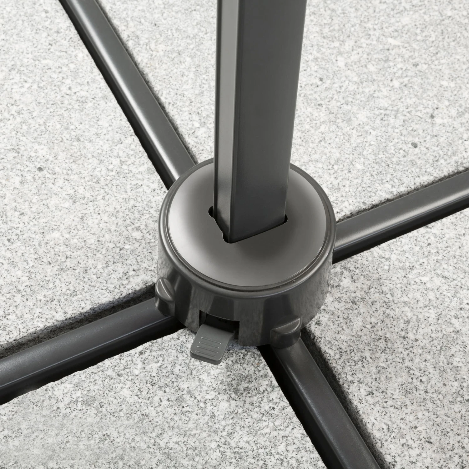 Sonnenschirm 'Rhodos Junior', 270 X 270 Cm, Natur 9 Sonnenschirm 'Rhodos Junior', 270 X 270 Cm, Natur – Bild 7