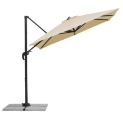 Pendelschirm 'Rhodos Junior', Ca 230 X 230 Cm, Natur -Gartengeschäft Im Freien 3910503185 Sonnenschirm Rhodos Junior natur 8 90609