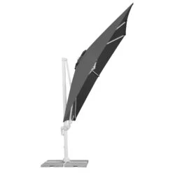 Pendelschirm 'Rhodos Twist Bianco', Ca. 300 X 300 Cm -Gartengeschäft Im Freien 3910503195 Sonnenschirm Rhodos Twist Bianco anthrazit 13 90637