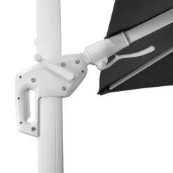 Pendelschirm 'Rhodos Twist Bianco', Ca. 300 X 300 Cm -Gartengeschäft Im Freien 3910503195 Sonnenschirm Rhodos Twist Bianco anthrazit 3 90642