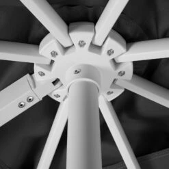 Pendelschirm 'Rhodos Twist Bianco', Ca. 300 X 300 Cm -Gartengeschäft Im Freien 3910503195 Sonnenschirm Rhodos Twist Bianco anthrazit 4 90643