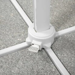 Pendelschirm 'Rhodos Twist Bianco', Ca. 300 X 300 Cm -Gartengeschäft Im Freien 3910503195 Sonnenschirm Rhodos Twist Bianco anthrazit 8 90641