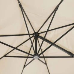 Sonnenschirm 'Rhodos Grande', Ø 400 Cm, Natur -Gartengeschäft Im Freien 3910503201 Sonnenschirm Rhodos Grande natur 3 91543