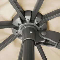 Sonnenschirm 'Rhodos Grande', Ø 400 Cm, Natur -Gartengeschäft Im Freien 3910503201 Sonnenschirm Rhodos Grande natur 6 91542