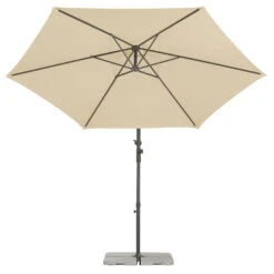 Pendelschirm 'Genua', Ø Ca. 300 Cm, Natur -Gartengeschäft Im Freien 3910503207 Ampelschirm Genua natur 9 90682