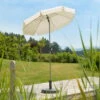 Sonnenschirm 'Locarno', Ø Ca. 150 Cm, Natur -Gartengeschäft Im Freien 3910503227 Sonnenschirm Locarno natur 2 90746