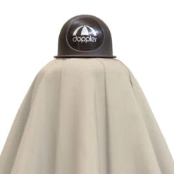 Doppler Kurbelschirm 'Alu-Wood Ultra', Ca. 300 X 200 Cm, Natur -Gartengeschäft Im Freien 3910503241 Kurbelschirm Alu Wood Ultra 8 99055