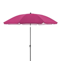 Doppler Beach-Sonnenschirm 'Como', Pink, Ø Ca. 160 Cm -Gartengeschäft Im Freien 3910503289 beach sonnenschirm pink 7 120144