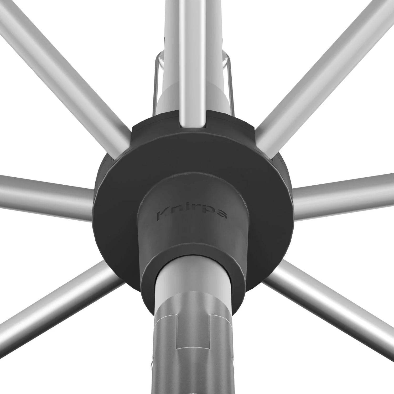 KNIRPS Kurbelschirm 'Apoll', Hellgrau, Ca. 230 X 150 Cm 9 KNIRPS Kurbelschirm 'Apoll', Hellgrau, Ca. 230 X 150 Cm – Bild 7