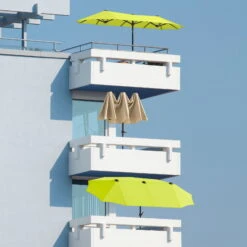 Sonnenschirm 'Salerno', Silbergrau, Ca. 300 X 150 Cm -Gartengeschäft Im Freien 3910503334 Sonnenschirm Salerno ca 300x150cm silbergrau 20 119228