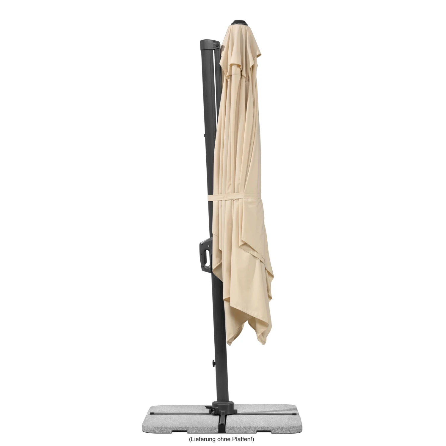 Sonnenschirm 'Rhodos Twist', 350 X 260 Cm, Natur 7 Sonnenschirm 'Rhodos Twist', 350 X 260 Cm, Natur – Bild 5