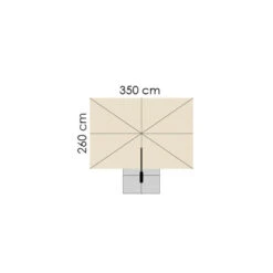 Sonnenschirm 'Rhodos Twist', 350 X 260 Cm, Natur 36 Sonnenschirm 'Rhodos Twist', 350 X 260 Cm, Natur -Gartengeschäft Im Freien 3910503335 Sonnenschirm Rhodos Twist ca 350x260cm natur 5 119245