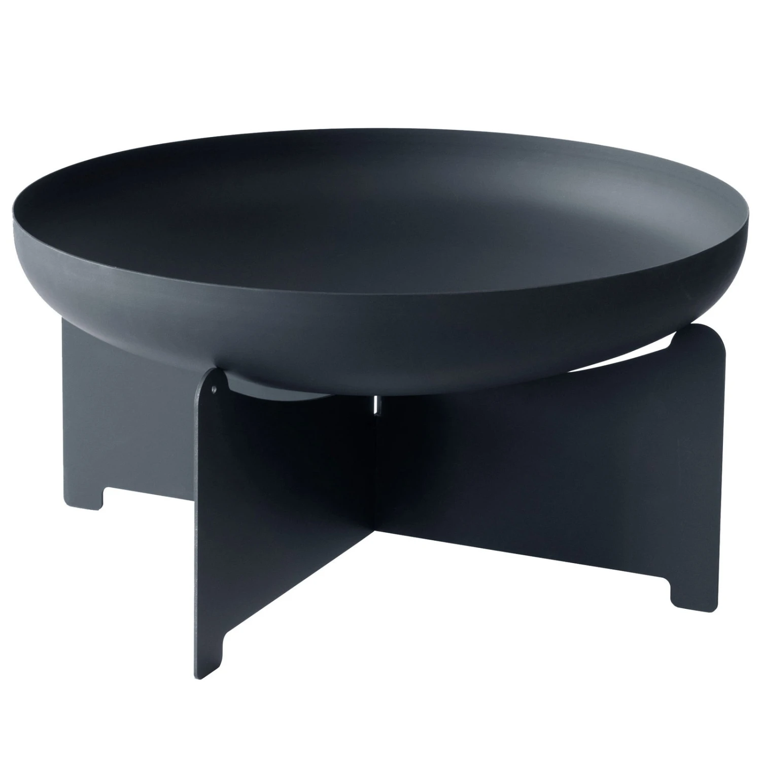 Edelstahl-Feuerstelle 'X 50', Schwarz, 28 X 55 Cm 4 Edelstahl-Feuerstelle 'X 50', Schwarz, 28 X 55 Cm – Bild 2