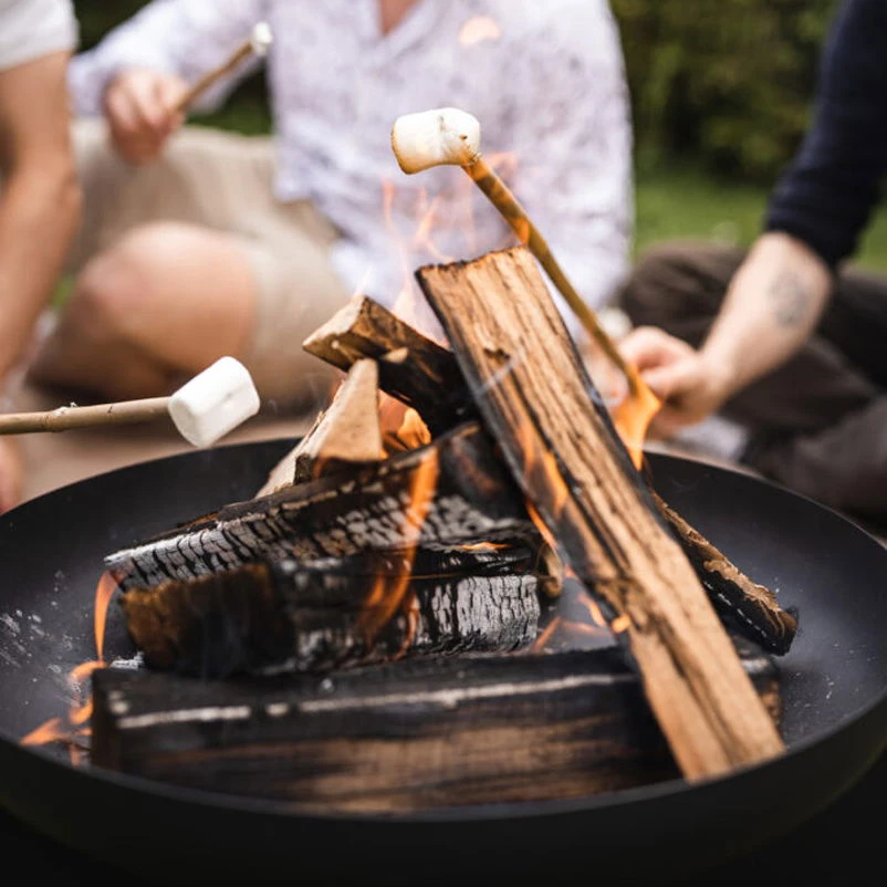 Edelstahl-Feuerstelle 'X 50', Schwarz, 28 X 55 Cm 5 Edelstahl-Feuerstelle 'X 50', Schwarz, 28 X 55 Cm – Bild 3