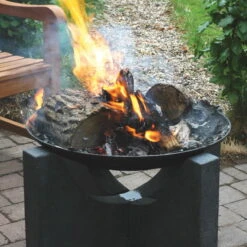 Feuerschale Mit Granito-Fuß Ø Ca. 59 Cm -Gartengeschäft Im Freien 3920150029 Feuerschal Dca59cm Schale Granito Fuss 2 23890