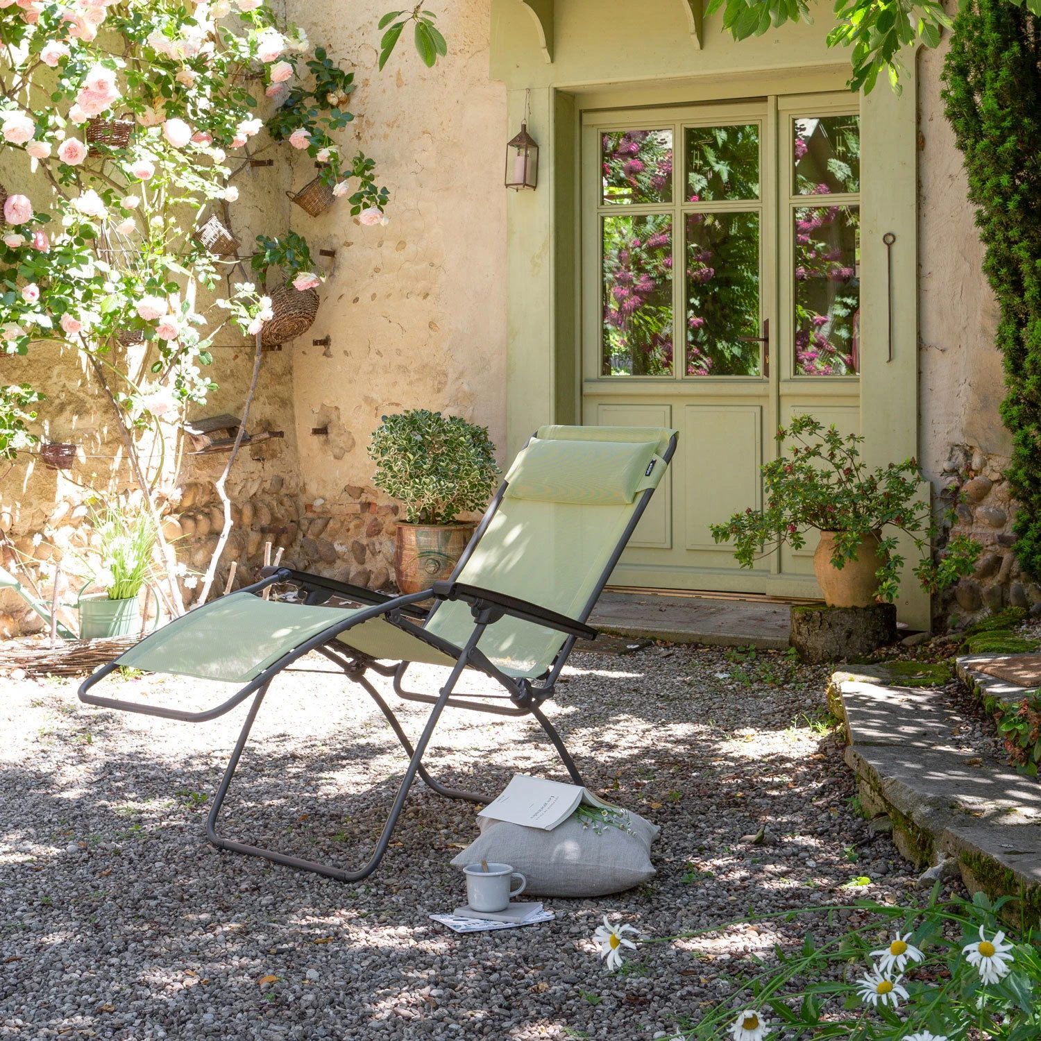 Lafuma Relaxsessel 'R Clip', Gelb, Batyline® 5 Lafuma Relaxsessel 'R Clip', Gelb, Batyline® – Bild 3