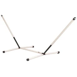 LA SIESTA Einzel-Hängemattengestell Nautico Grau, Aus Stahl