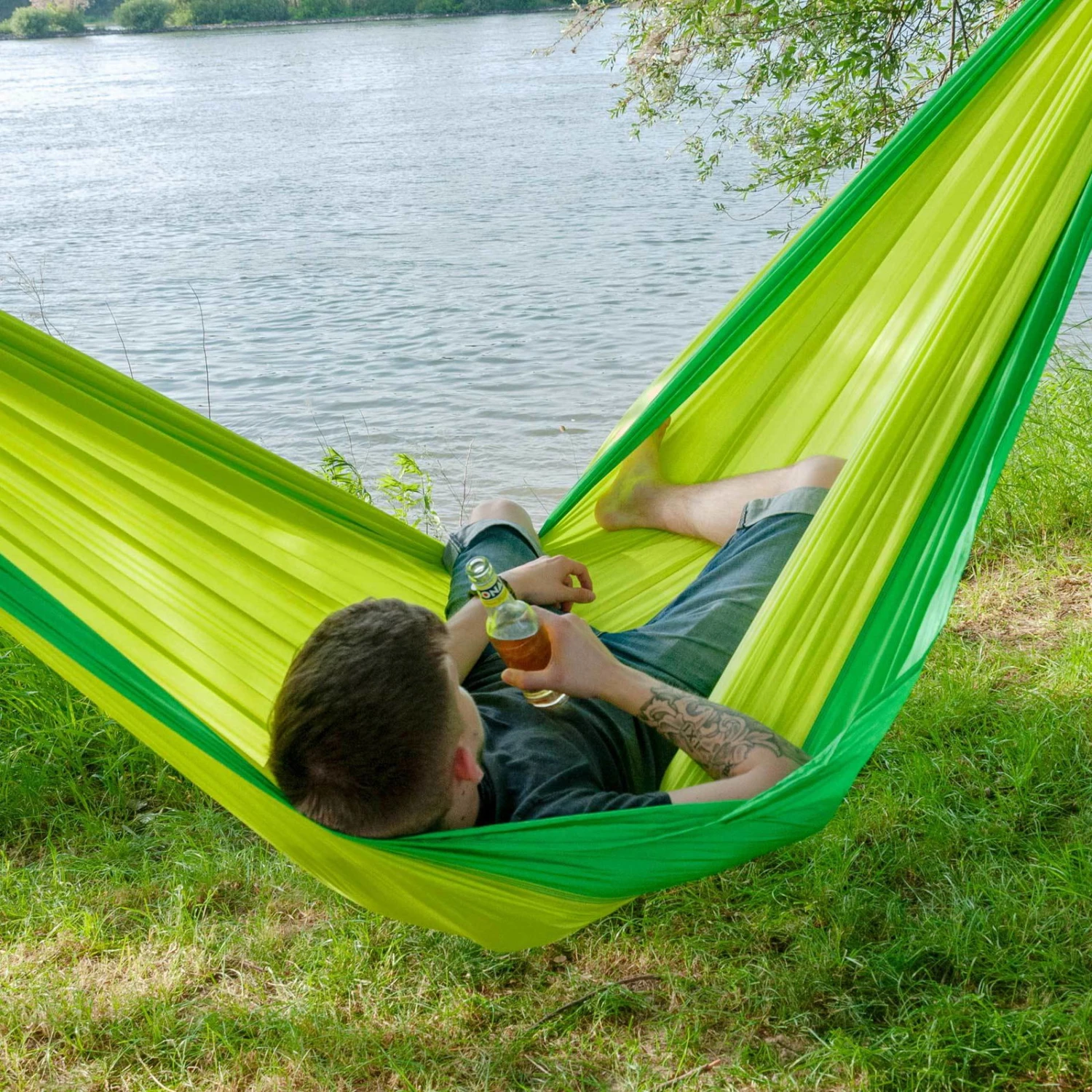 LA SIESTA Singe-Reisehängematte Colibri 3.0, Palm, Nylon, Bis 180 Kg, Reißfest, Leicht 15 LA SIESTA Singe-Reisehängematte Colibri 3.0, Palm, Nylon, Bis 180 Kg, Reißfest, Leicht – Bild 13