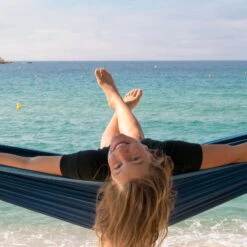 LA SIESTA Single-Reisehängematte Colibri 3.0, River, Nylon, Bis 180 Kg, Reißfest, Leicht -Gartengeschäft Im Freien 3940200283 Single Reisehaengematte Colibri 3 0 river Nylon Stoff 8 61208