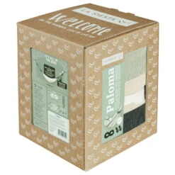 Single-Hängematte 'Paloma', La Siesta, Grau, Bio-Baumwolle, 26 X 21 X 19 Cm -Gartengeschäft Im Freien 3940200302 Single Haengematte Paloma Geschenkbox Bio Baumwolle 4 86544