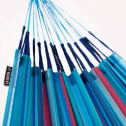 LA SIESTA Doppel-Hängematte 'Brisa' -Gartengeschäft Im Freien 3940200307 DoppelHaengematte Brisa Wave wetterbestaendig 18 86047