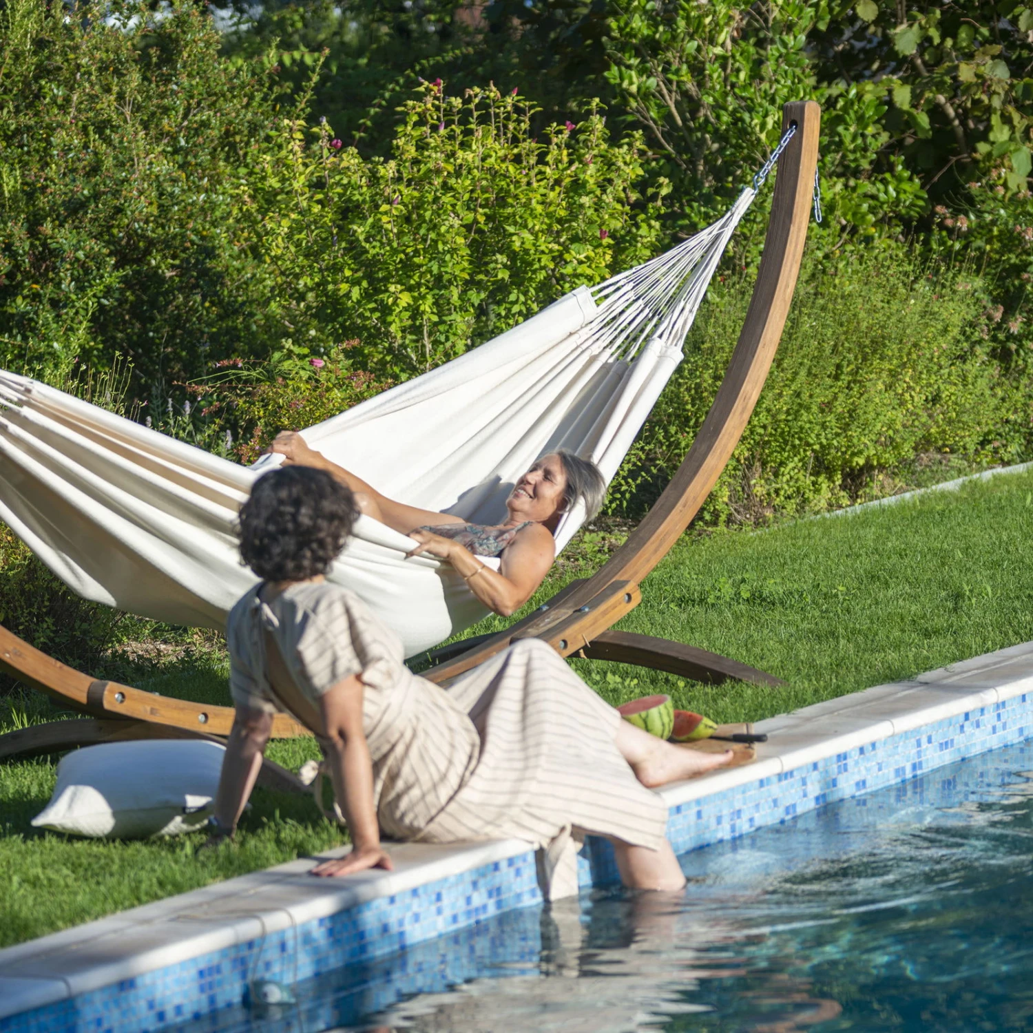 LA SIESTA Hängematte 'Modesta', Latte 5 LA SIESTA Hängematte 'Modesta', Latte – Bild 3