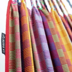 LA SIESTA Doppel-Hängematte 'Modesta', Flowers, 350 X 160 Cm -Gartengeschäft Im Freien 3940200339 Doppel Haengematte Flora Flowers Bio Baumwolle 5 106121