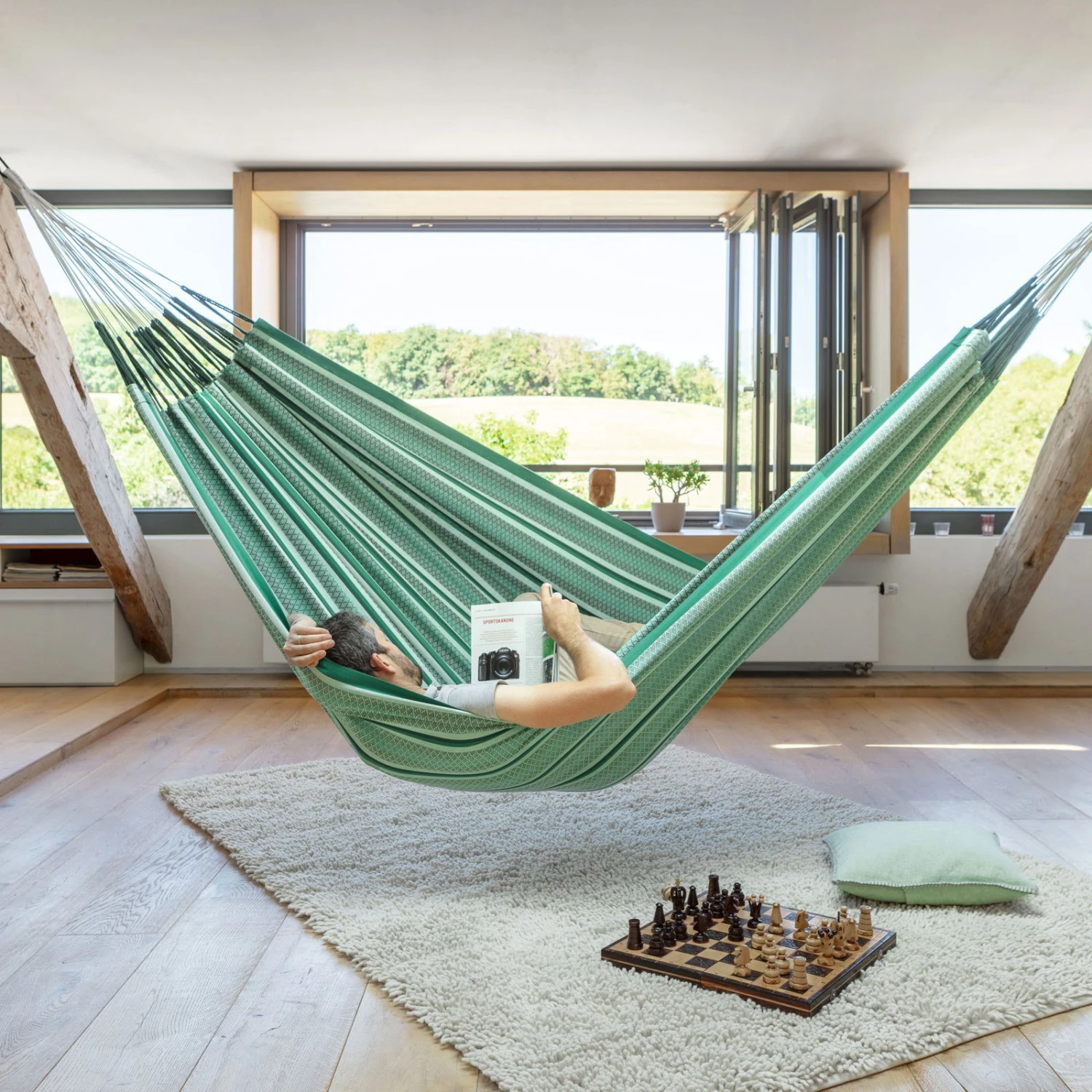 LA SIESTA Hängematte 'Modesta', Agave 4 LA SIESTA Hängematte 'Modesta', Agave – Bild 2