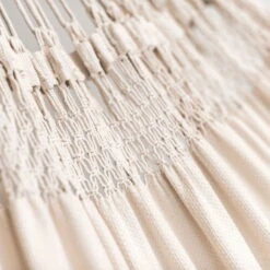 LA SIESTA Kingsize Hängematte 'Bossanova', Latte -Gartengeschäft Im Freien 3940200348 Kingsize Haengematte Bossanova Latte Bio Baumwolle 7 106149