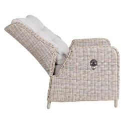 Kölle Geflecht-Sessel Jumbo Inkl. Hocker, Mit Auflage -Gartengeschäft Im Freien 3950100895 Geflechtsessel Jumbo Koelle inkl Hocker rattanbraun inkl Auflage 03 47966