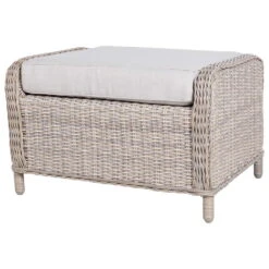 Kölle Geflecht-Sessel Jumbo Inkl. Hocker, Mit Auflage -Gartengeschäft Im Freien 3950100895 Geflechtsessel Jumbo Koelle inkl Hocker rattanbraun inkl Auflage 09 47972