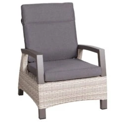 Geflechtsessel 'Neuseeland' Inkl. Auflagen -Gartengeschäft Im Freien 3950101001 Geflechtsessel Neuseeland Alugestell Geflecht inkl Auflage 6 83672